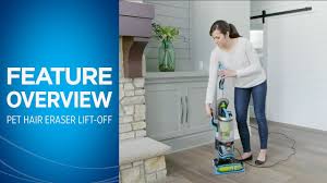 Bissell Powerglide Lift Off Pet Plus Brush Not Spinning How To Use The Pet Hair Eraser Lift Off Upright Vacuum Bissell Youtube