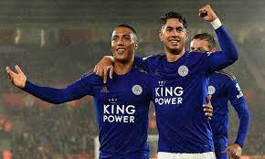 Leicester city fc)‏ المعروف أيضا باسم الثعالب نادي كرة قدم إنجليزي، تأسس في عام 1884 تحت مسمى ليستر فوس ثم اعتمد اسم ليستر سيتي في عام 1919، مقره مدينة لستر على ملعب كينغ باور يلعب في الدوري الإنجليزي الممتاز. Ù„ÙŠØ³ØªØ± Ø³ÙŠØªÙŠ ÙŠÙÙˆØ² Ø¹Ù„Ù‰ Ø³Ø§ÙˆØ«Ù‡Ø§Ù…Ø¨ØªÙˆÙ† Ø¨ 9 Ø£Ù‡Ø¯Ø§Ù Ø§Ù„ØªÙŠØ§Ø± Ø§Ù„Ø§Ø®Ø¶Ø±