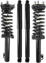 Amazon.com: MNMSYH 4 Pieces Front Rear Side Shock Strut Assembly ...