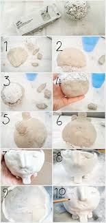 Apart from the clay, you'll probably find you have a lot of the supplies already on hand. Diy Air Drying Clay Head Planter Northern Feeling