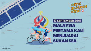Di taman tersebut ada seorang budak perempuan yang berusia 12 tahun. 17 September 2001 Malaysia Dinobatkan Sebagai Juara Sukan Sea Rnggt