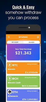 Both bitcoin and bitcoin cash are proof of work blockchains where miners play an essential part in securing the network and validating new transactions. Bitmining Crypto Cloud Mining Btc Miner Pour Android Telechargez L Apk