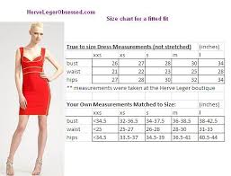 herve leger how to determine what size you need herve