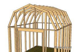 Gambrel shed plans free 16x22. Shed Roof Gambrel How To Build A Shed Shed Roof
