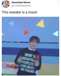 I Want To Get That Sweater Seventeen Kpop Memes Memes