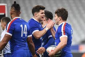 Coloriage de l'écusson de l'équipe de france de rugby avec le coq jaune sur fond rouge à imprimer. Rugby Tournoi Des 6 Nations 2021 Le Xv Type De La Competition Avec 5 Joueurs Du Xv De France Actu Rugby
