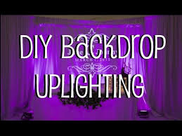 Diy Backdrop Lighting Youtube