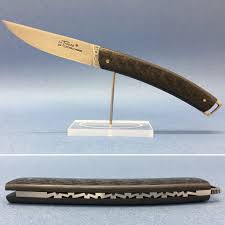 Le Thiers Nature Par Fontenille Pataud Est Plus Elance Et Leger Que Son Grand Frere Le Thiers Gentlema Couteau Couteaux De Collection Couteau De Poche Pliant