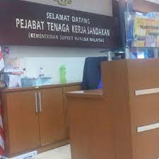 Terwujudnya tenaga kerja dan transmigran yang terampil, berkualitas, mandiri dan sejahtera. Pejabat Tenaga Kerja Sandakan Office