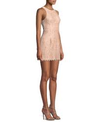 Brianna Lace Mini Dress W Cutout