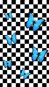 Amazing aesthetic blue and white wallpaper background. Phone Wallpaper Iphone Wallpaper Grid Cute Patterns Wallpaper Checker Wallpaper