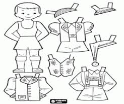 Free dress & fashion coloring pages game. Dress Up Game With Tyrolean Clothing Coloring Page Printable Game