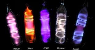 Noble Gases Discharge Tubes Helium Neon Krypton Argon Xenon Premium Version Noble Gas Chemistry Science