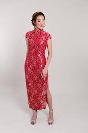 Melinda Dress Wine Red Lace Qipao Melinda Dress Chinese Dresses Qipao Dresses