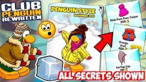 Available at the pet shop. Penguin Style Secrets November 2019 Pins Club Penguin Rewritten Youtube