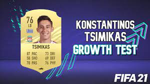 In the game fifa 21 his overall rating is 76. Konstantinas Tsimikas Growth Test Fifa 21 Career Mode Youtube