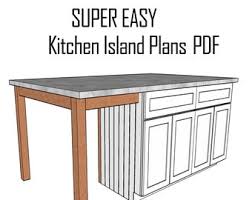 kitchen island with seating etsy