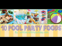 Fun Pool Party Foods Youtube