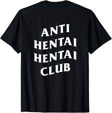 ANTI HENTAI HENTAI CLUB T-Shirt : Amazon.co.uk: Fashion