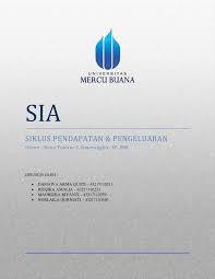 Setiap jenis perusahaan memiliki karakteristik tersendiri. Pdf Sia Siklus Pendapatan Pengeluaran