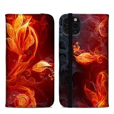 Valt de telefoon een keer op de grond, dan zal er dankzij het boekhoesje met witte bloemen geen schade ontstaan. Flower Of Fire Iphone 11 Pro Max Folio Case Istyles