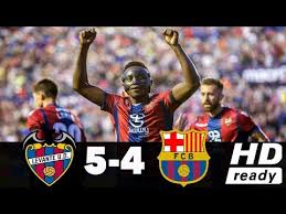 90'+2' ¡falta a favor del barça! Levante Vs Barcelona 5 4 All Goals Highlights Instrumentals Com Ng