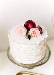 Pin By Flavia Fiorillo On Cakes Bolos One Tier Cake Tiered Cakes Flower Cake