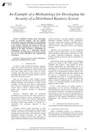Research methods for collecting data. Pdf An Example Of A Methodology For Developing The Security Of A Distributed Business System