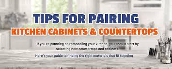 Pairing Countertops And Cabinets In Your New Kitchen