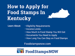 How To Apply For Food Stamps In Kentucky Online Food