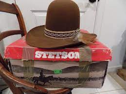 Vintage Stetson 4x Beaver Cowboy Hat Size 7 1 8 In Original Box Cowboy Hats Hats Hat Sizes