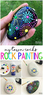 My Town Rocks Rock Painting Ideas Painted Rocks Kids Painted Rocks Rock Crafts