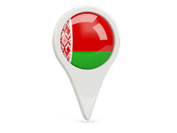 Circle of flags at the base of the washington monument, washington, dc. Round Pin Icon Illustration Of Flag Of Belarus