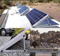 Adjustable Solar Panel Tilt Mount Brackets kit 28inch Support up to 150  Watt Solar Panels for Boats,RV,Roof Off Grid System