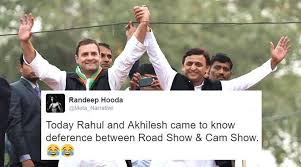 Rahul gandhi a.k.a pappu in our country has become one of the popular joker in our country india. Road Show Or Cam Show Read These Hilarious Tweets After Rahul Gandhi Akhilesh Yadav S Roadshow In Varanasi Trending News The Indian Express