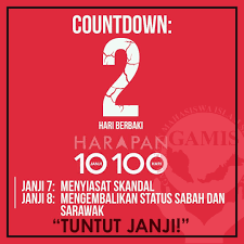 Apatah lagi setelah kerajaan ph mengumumkan pada 31 mei lalu melalui menteri kewangan, lim guan eng, bahawa sebahagian daripada sepuluh janji. Janji 100 Hari Ph 2 Hari Menuju 100 Gabungan Mahasiswa Islam Se Malaysia Gamis Facebook