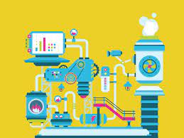 Welcome To The Machine Science Illustration Motion Design Animation Design