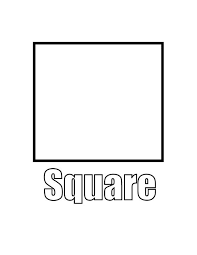 When it gets too hot to play outside, these summer printables of beaches, fish, flowers, and more will keep kids entertained. Free Printable Shapes Dibujo Para Imprimir Square Coloring Page Dibujo Para Imprimir
