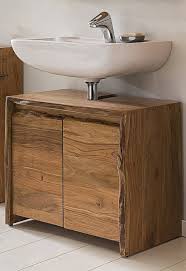 Kasper Wohndesign Badezimmer Waschbecken Unterschrank Akazie Massiv Holz Live Edge Badezimmer Waschbecken Badezimmer Unterschrank Holz Badezimmer Unterschrank