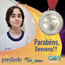 A oba e a mobfog ocorrem totalmente dentro da própria escola, têm uma única fase e são realizadas dentro de um só ano letivo, desse modo os certificados e medalhas são recebidos pela. Colegio Nossa Senhora Da Piedade Congonhas Mg Parabens Aos Alunos Participantes Da Oba 2020 Mesmo Em Um Ano Atipico Os Estudantes Do Colegio Nossa Senhora Da Piedade Garantiram Medalhas Na Olimpiada