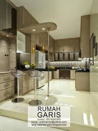 Desain Kitchen Set Dapur Bentuk U Dan Minibar Mini Bars Ide Dapur Dan Bar Rumah
