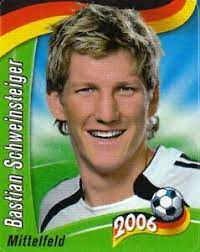 Bastian schweinsteiger became the 15th player to score twice in a single match at the tournament. Ferrero Teamsticker Fussball Wm 2006 Nr 12 Bastian Schweinsteiger Portrait Bild Ebay
