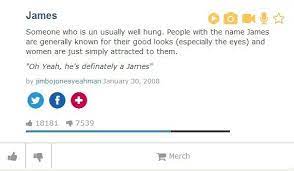 James Meaning Of Your Name Urban Dictionary Meant To Be