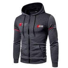 Audi Sport Quattro Fashion Casual Cardigan Hooded Sweater Printing Young Men S Clothing Buy 2 Free Shipping Fashion Buy Clothes Casual Cardigans