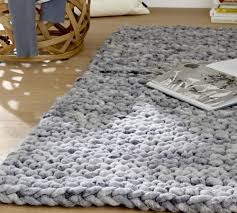 Hoooked bietet die größte kollektion des ursprünglichen textilgarn zpagetti. Laufer Aus Schurwolle Hakeln Dicke Wolle Gestrickter Teppich Strickteppich