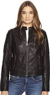 56 7 Levi S Women S Faux Leather Fashion Quilted Racer Jacket Fashion Clothes Women Womens Faux Leather Leather Jackets Women