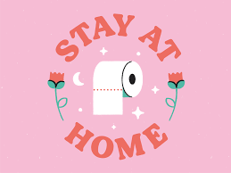 Stay At Home Illustration Design Graphic Design Posters Graphic Design Illustration