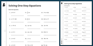 Check spelling or type a new query. Solving One Step Equations Ks3 Maths Beyond