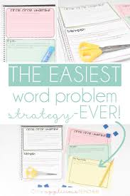 A Simple Word Problem Strategy Circle Circle Underline Word Problem Strategies Simple Word Problems Word Problems