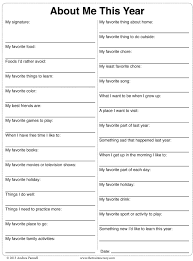 About Me This Year Help Remember Your Child S Likes And Dislikes Great For Older Children To Fill Out Journal Writing Prompts Kids And Parenting Parenting